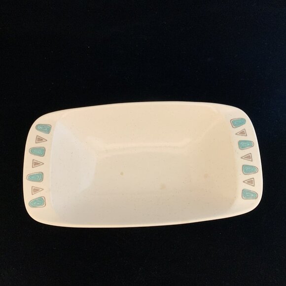 Metlox Poppytrail Navajo Rectangular Serving Bowl 11" Vintage MCM Pottery - Picture 5 of 11